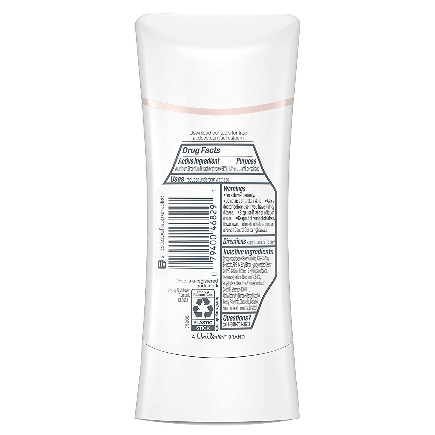 Dove Even Tone Antiperspirant Deodorant for Uneven Skin Tone Restoring Powder Sweat Block for All-Day Fresh Feeling 2.6 oz 3 Count - Image 2